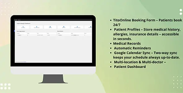 Health Manager. Clinic Booking