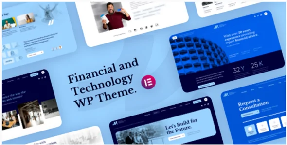 MLab v1.0.5 - Financial and Technology WordPress Theme