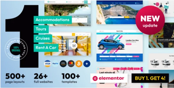 Book Your Travel v8.19.60 - Online Booking WordPress Theme