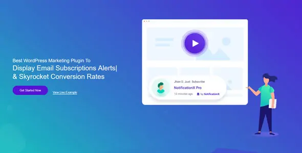 NotificationX v3.1.3 - Best WordPress Marketing Plugin