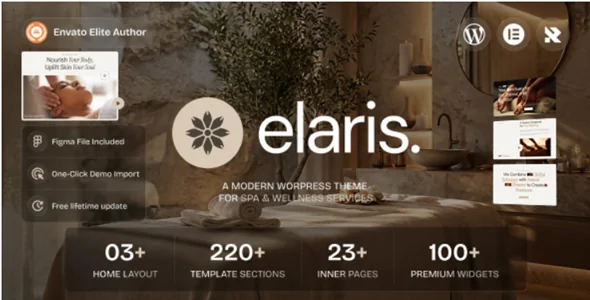 Elaris v1.0.0 - Massage Salon & Spa WordPress Theme