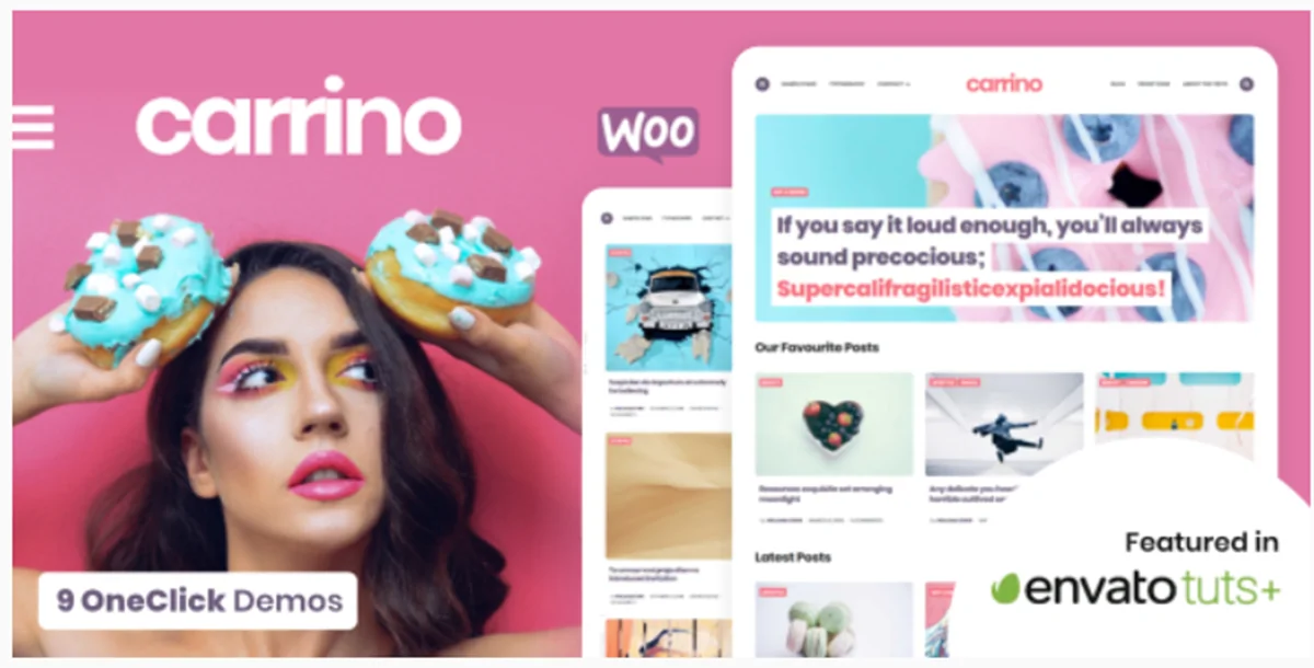 Carrino v1.8.7 - An Exciting Gutenberg Blog Theme