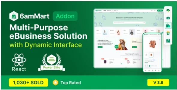 6amMart - React User Website v3.8