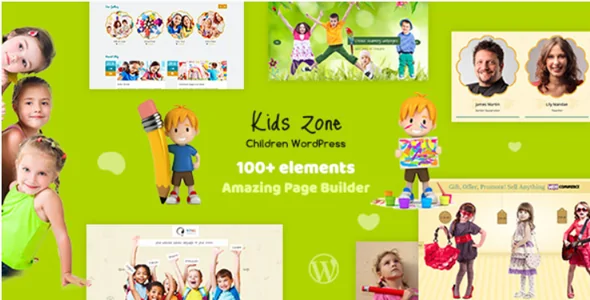 Kids Zone - Children WordPress Theme v6.9