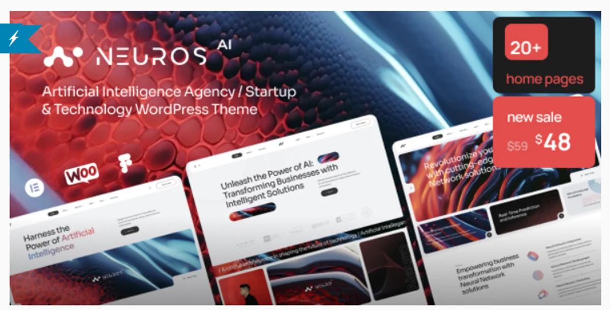 Neuros | AI Agency & Technology WordPress Theme