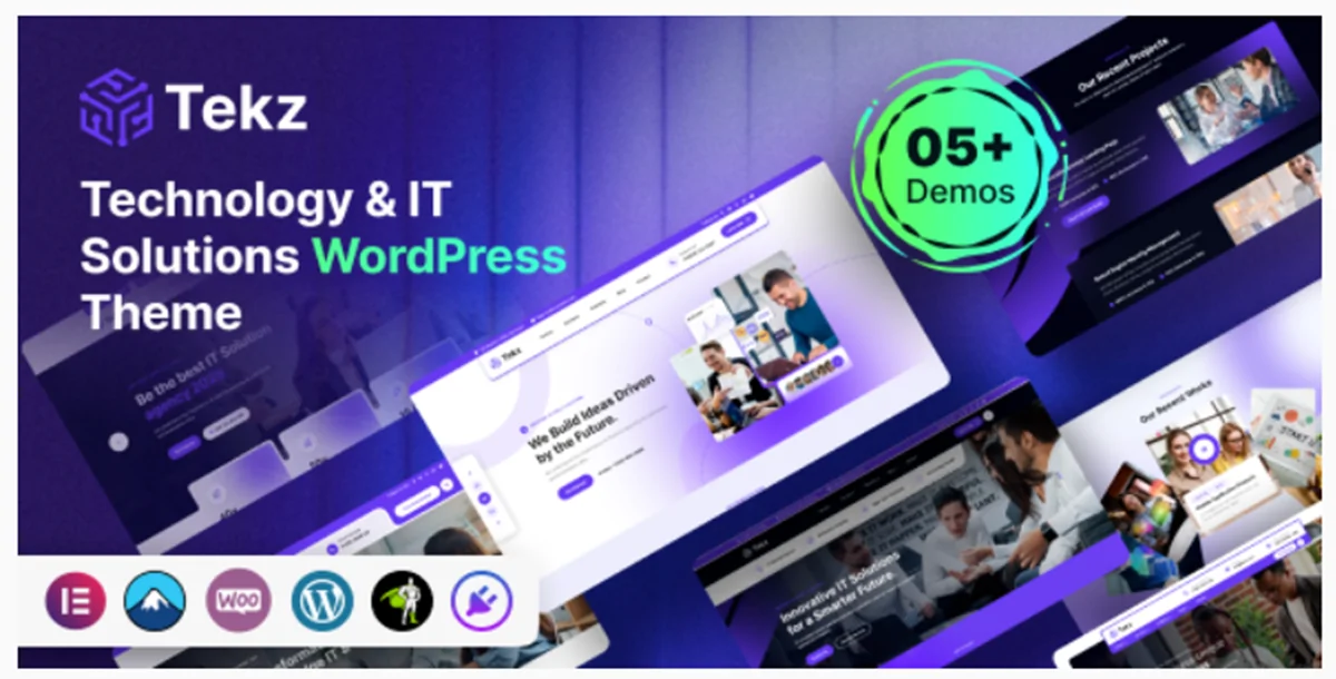 Tekz v1.0.0 - Technology & IT Solutions WordPress Theme