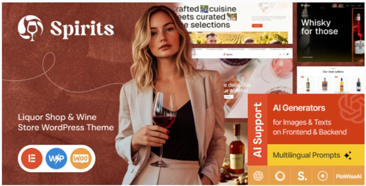 Spirits v1.0 - Liquor Shop & Wine Store WordPress Theme
