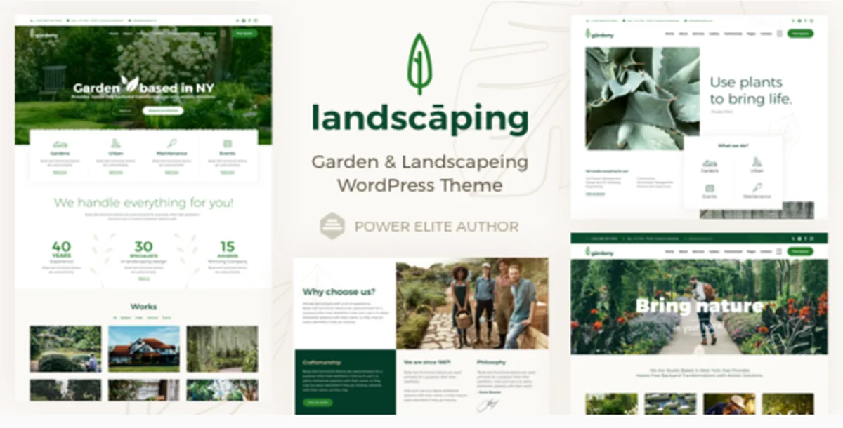 Verdantia - Landscaping and Garden WordPress Theme