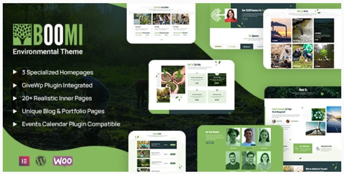Boomi - Environment & Ecology WordPress Theme