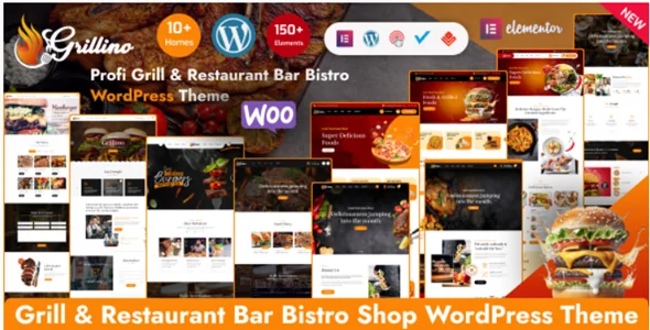 Grillino v1.5.9 - Grill & Restaurant Shop WordPress Theme