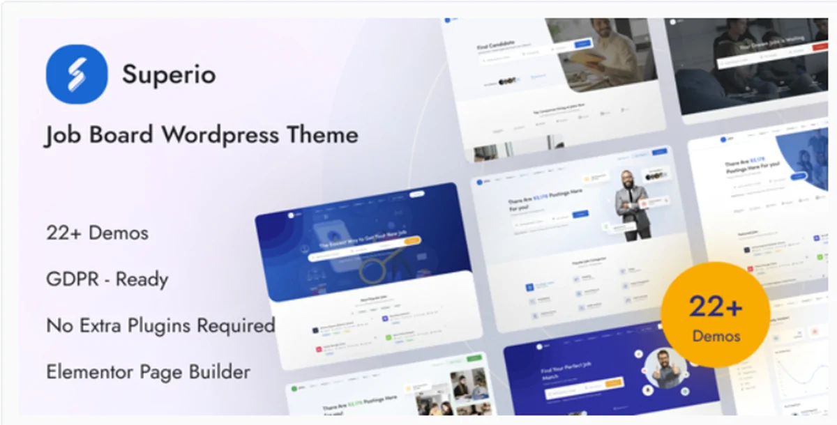 Superio – Job Board WordPress Theme