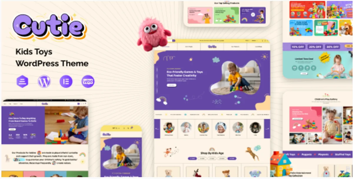 Cutie v1.0.5 - Children School, Toys Store Theme