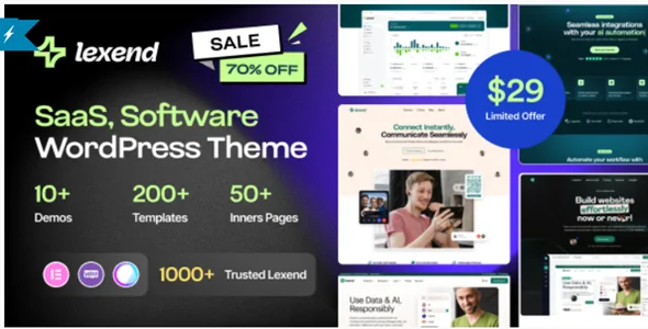 Lexend v2.0 - Software, SaaS & Startup WordPress Theme