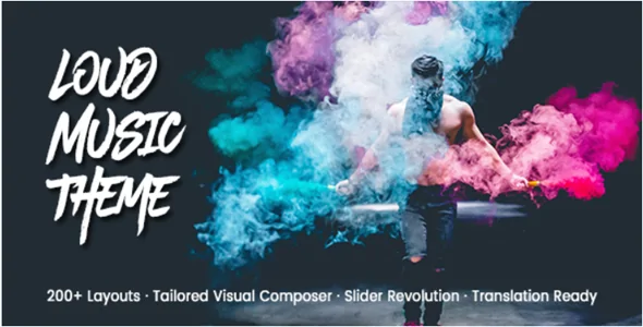 Loud v2.6.93 - A Modern WordPress Theme for the Music Industry