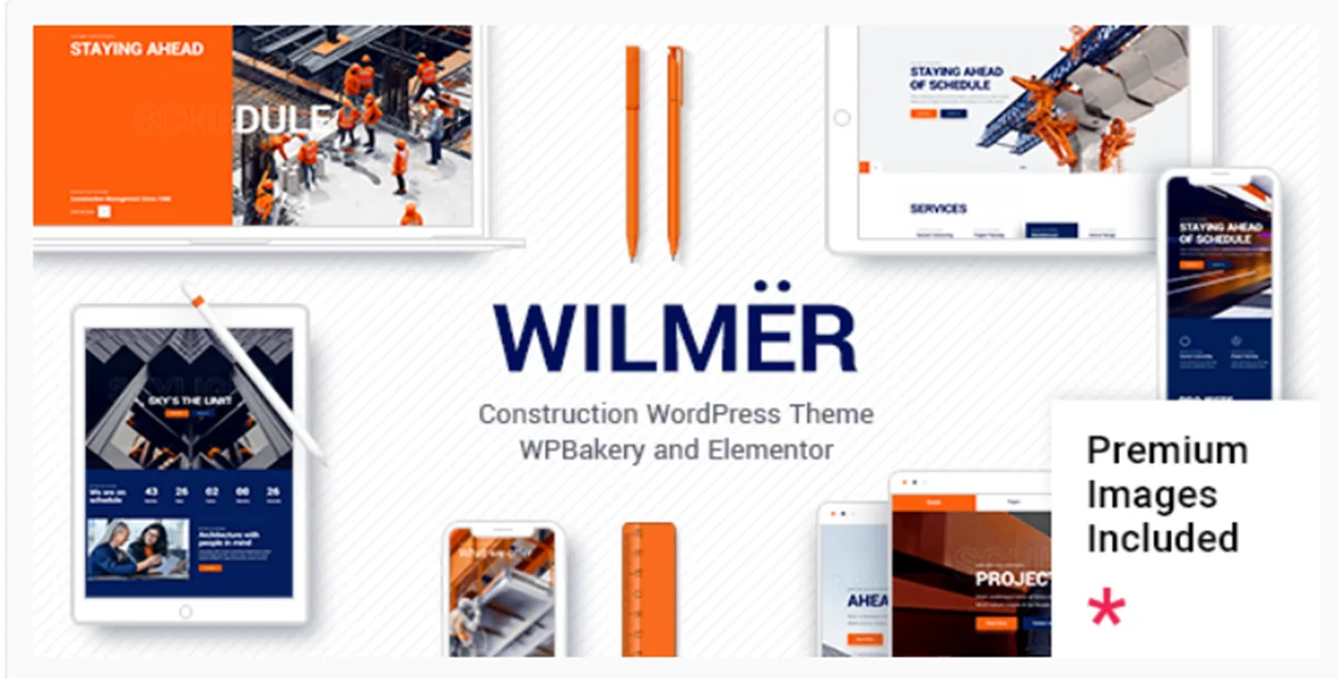 Wilmër - Construction WordPress Theme