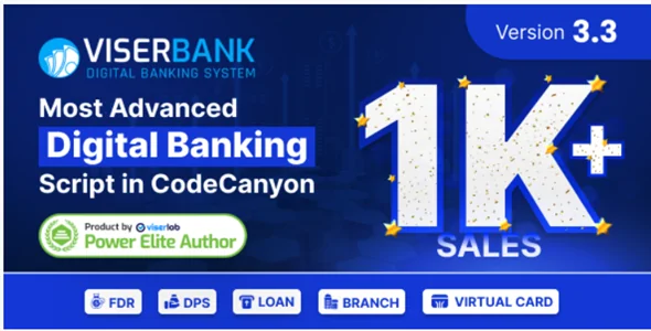 ViserBank v3.3 - Digital Banking System