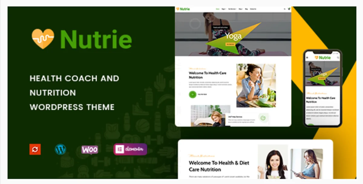 Nutrie v1.0.9 - Health Coach and Nutrition WordPress Theme