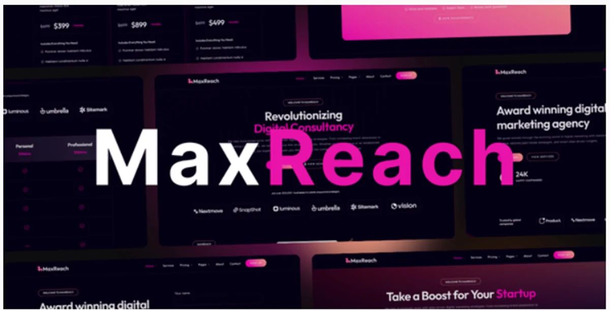 MaxReach v2.0 - SEO & Digital Agency WordPress Theme