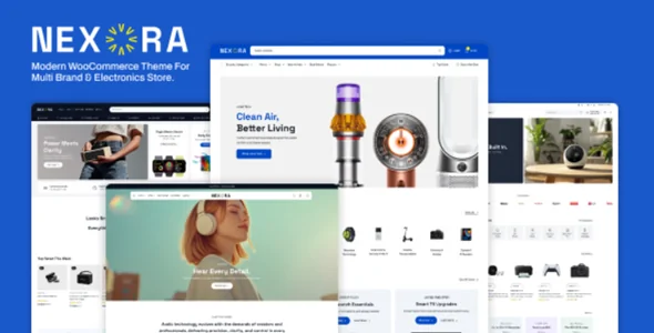 Nexora Shop v1.0.0 - Multibrand Electronics Store WooCommerce Theme