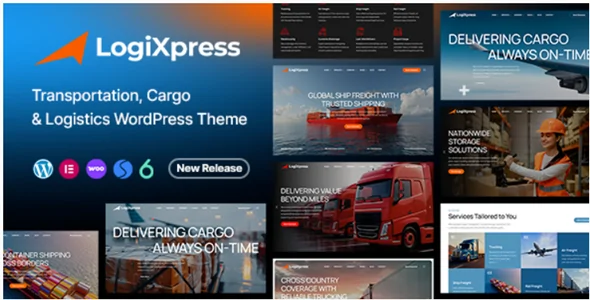LogiXpress v1.0.6 - Transportation, Cargo & Logistics WordPress Theme