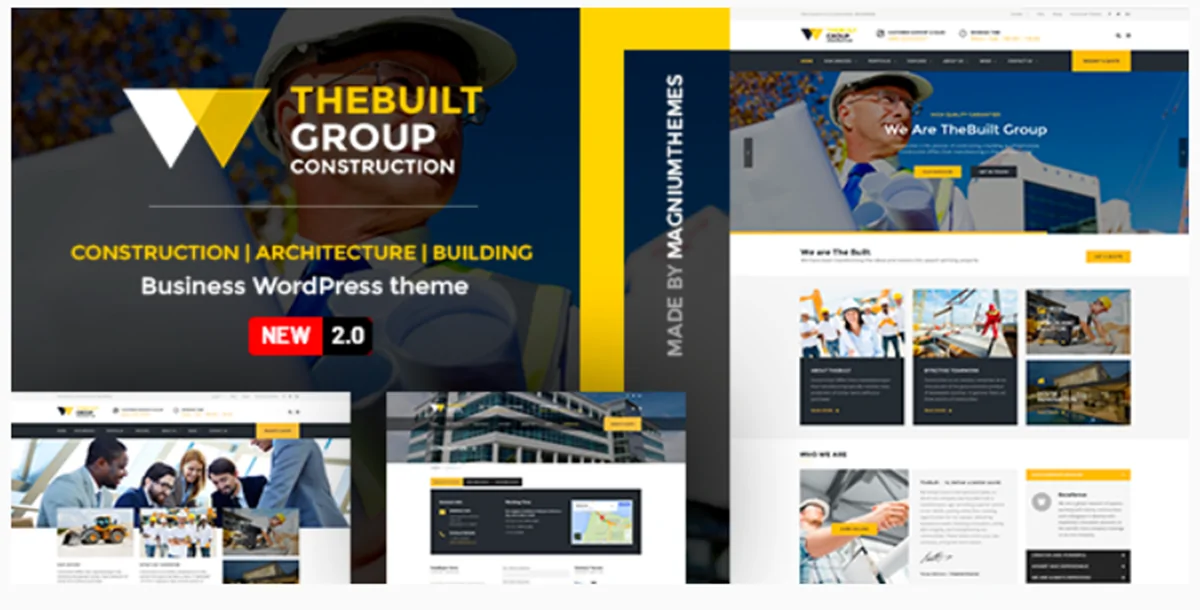 TheBuilt v2.6.4 - Construction and Architecture WordPress theme
