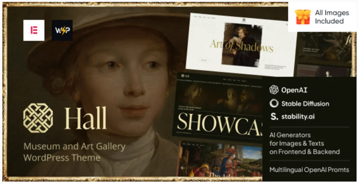 Hall v1.0 - Museum and Art Gallery WordPress Theme