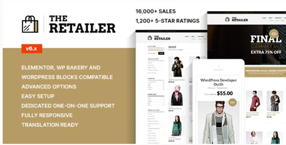 The Retailer v6.9.3 - Responsive WordPress Theme