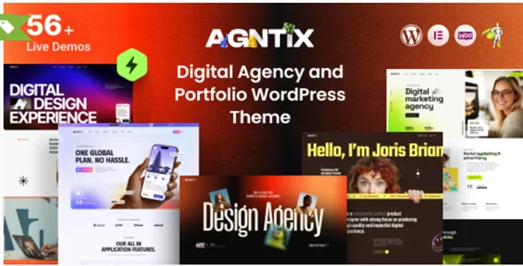 Agntix v1.1.0 - Digital Agency & Creative Portfolio WordPress Theme