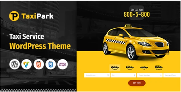 TaxiPark v1.6.8 - Taxi Cab Service Company WordPress Theme