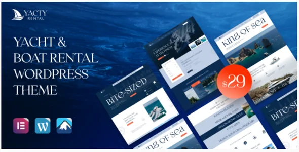 Yacty v1.0 - Yacht & Boat Rental WordPress Theme
