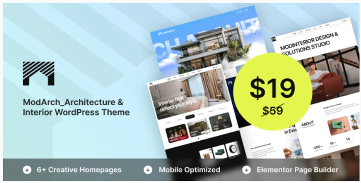 ModArch v1.0.0 - Architecture & Interior WordPress Theme