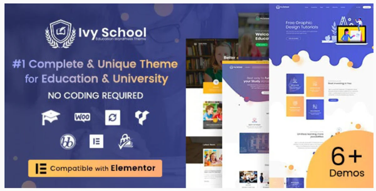 IvyPrep - Education & School WordPress Theme