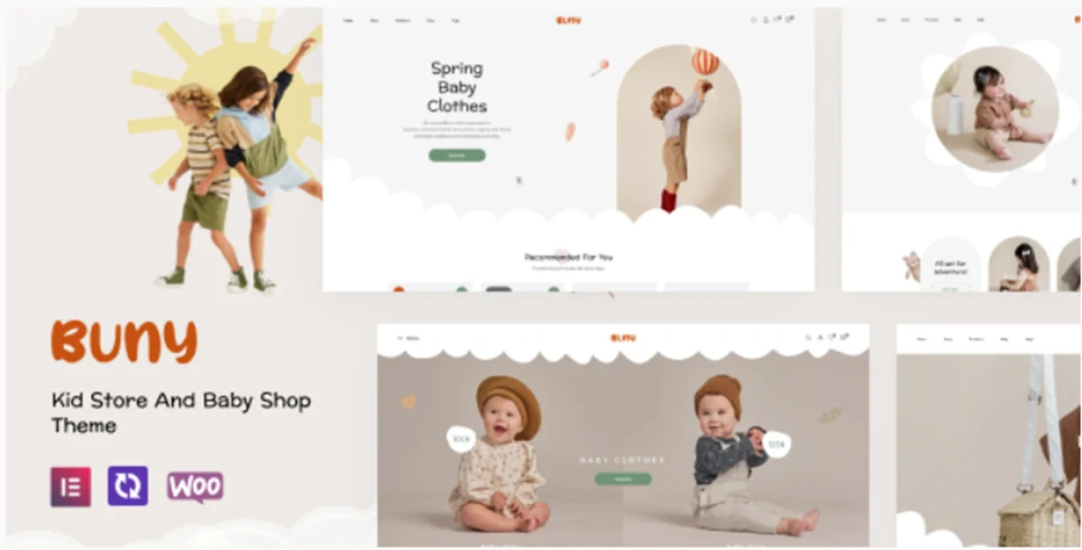 Buny v1.1.3 – Kids Store and Baby Shop WordPress Theme