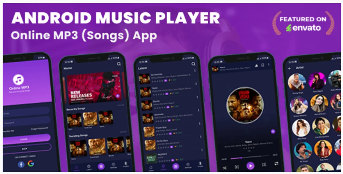Android Music Player - Online MP3 (Songs) App - 16 July 2025