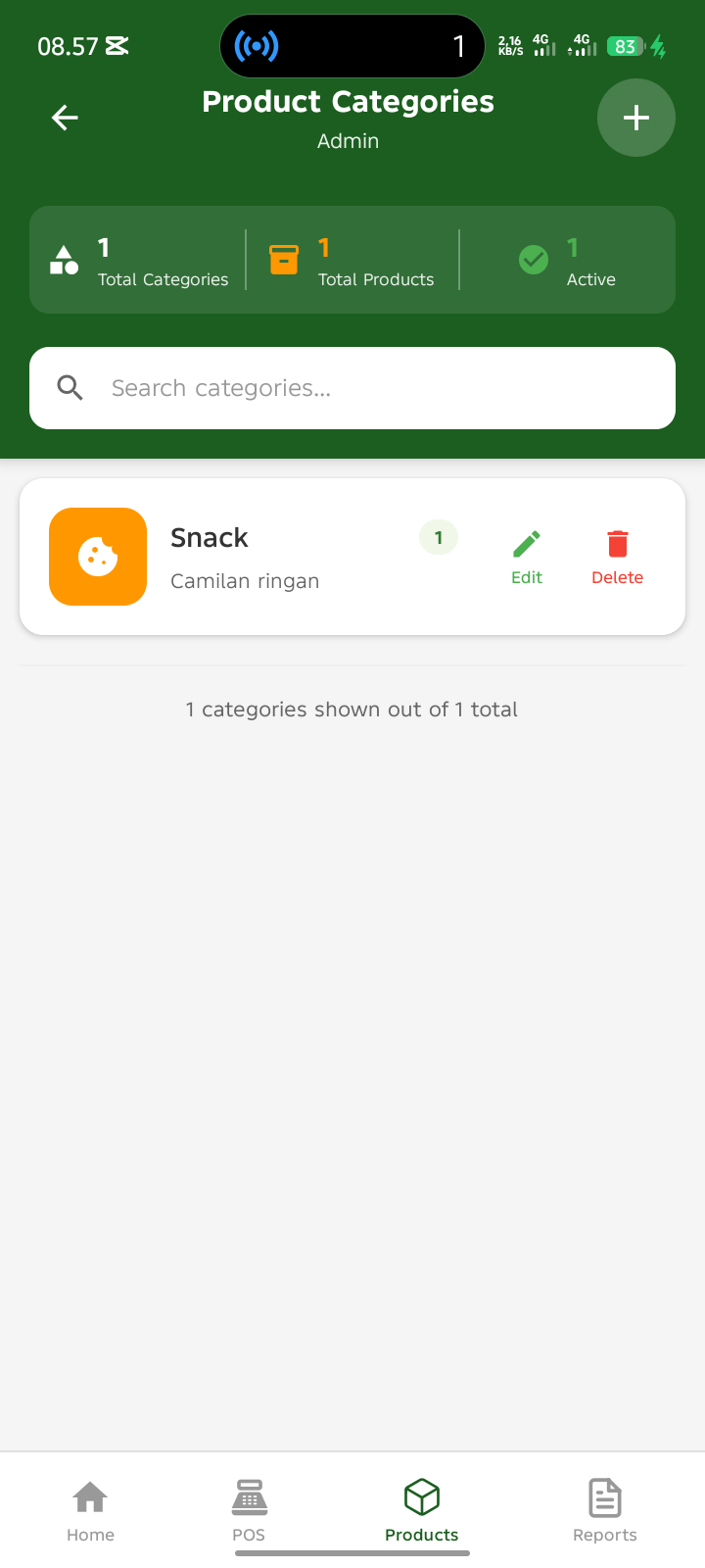 React Native Cashier POS – Barcode Scanner, Cart, Receipt Printing