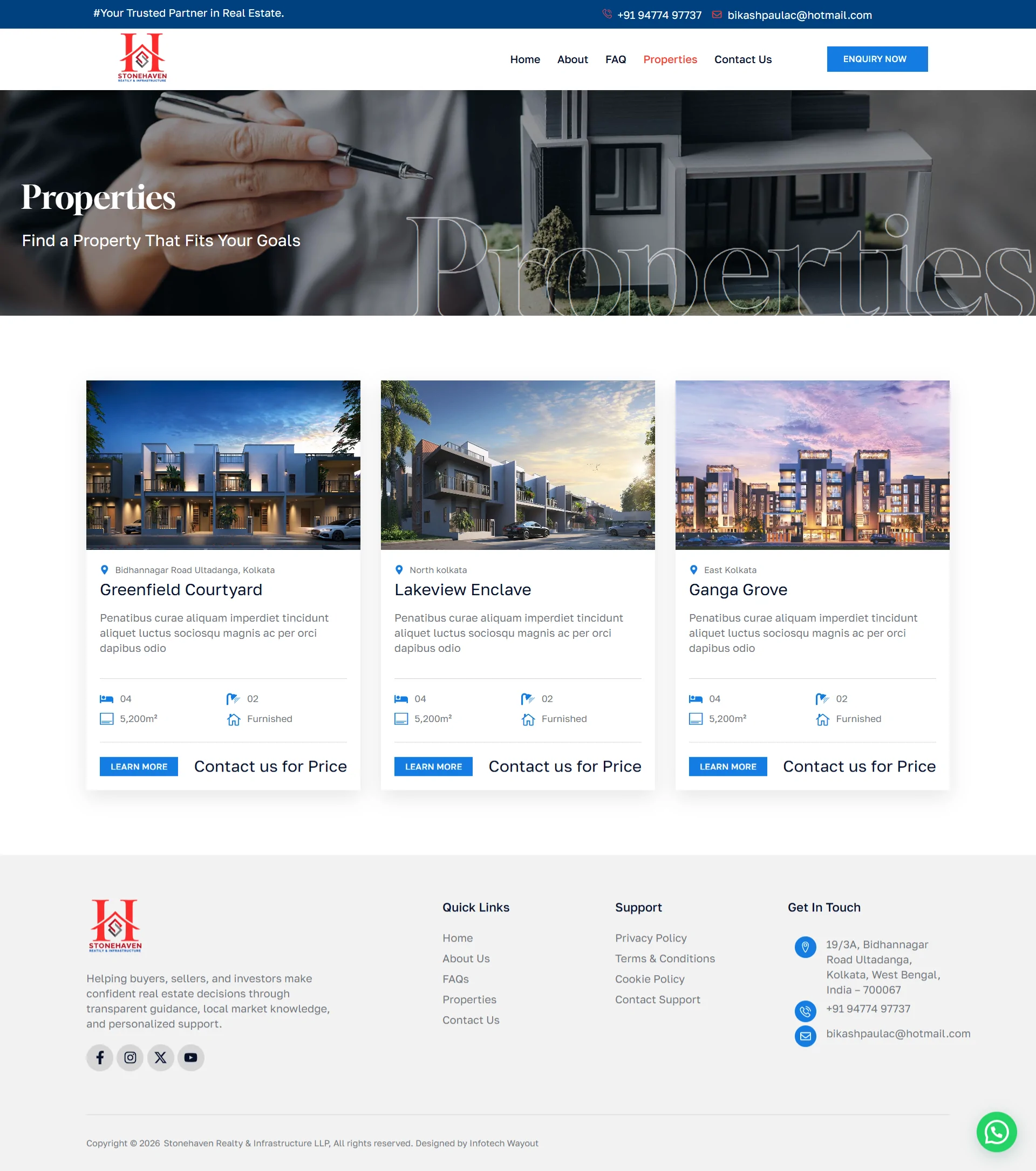 Real Estate WordPress Website Template | Elementor | Property Listing & Real Estate Agency Website
