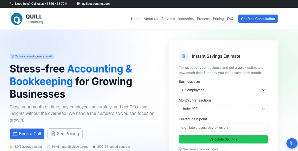 Accounting & Bookkeeping Website Template | HTML, CSS, Bootstrap | Responsive & SEO Friendly