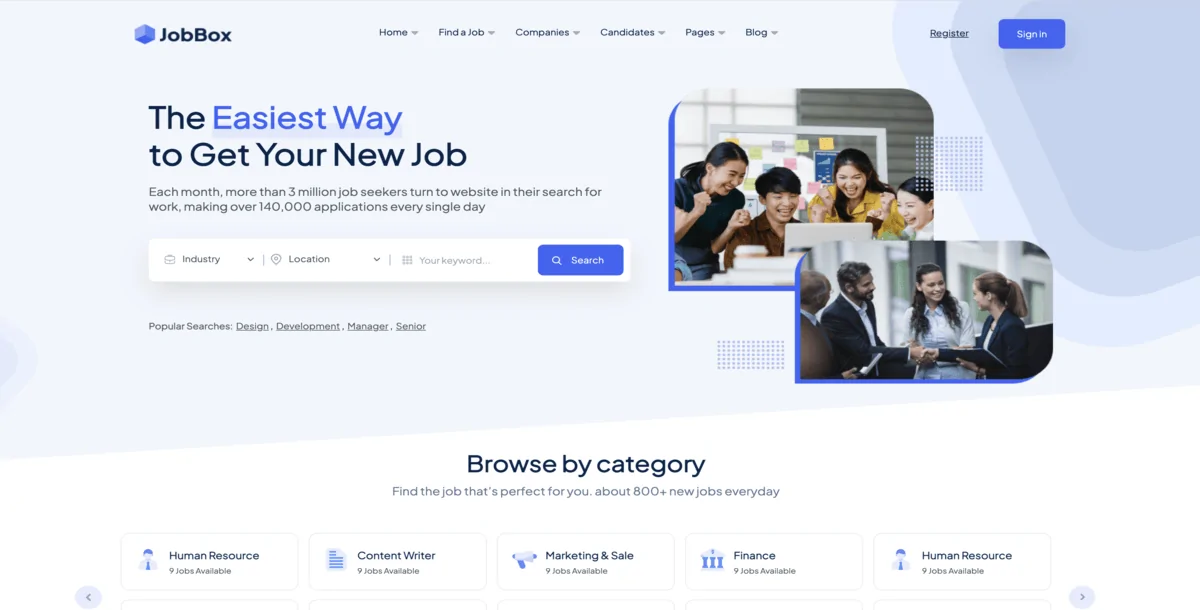 JobHunt – Ready-Made Laravel Job Portal Website with Admin Panel
