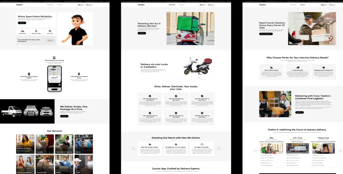 Courier Service HTML Website Template | Fast, Responsive & Professional Design