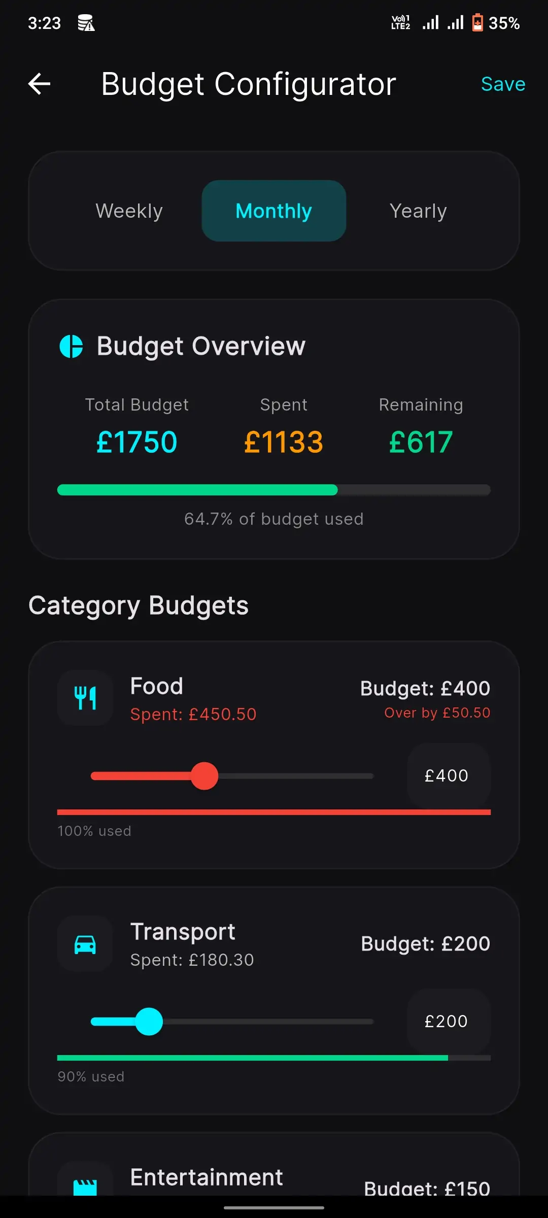 Aether Finance - Premium Fintech Flutter UI Kit (17+ Bento Grid Screens)