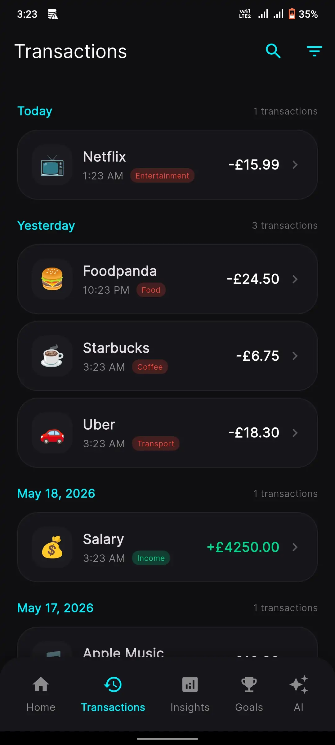 Aether Finance - Premium Fintech Flutter UI Kit (17+ Bento Grid Screens)