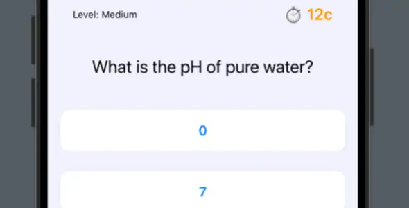 QuickQuiz Pro – iOS SwiftUI Trivia Game with Difficulty Levels & Gamification